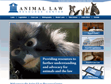 Tablet Screenshot of animallaw.com