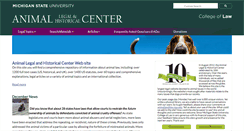 Desktop Screenshot of animallaw.info
