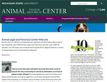 Tablet Screenshot of animallaw.info